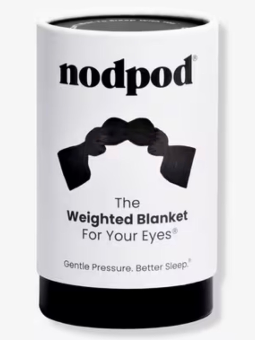 Nodpod Onyx Black Weighted Eye Pillow